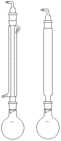 Sublimationsapparatur aus Normschliffbauteilen